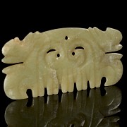 Carved jade ‘Gouyun Pei’ plaque, Hongshan style