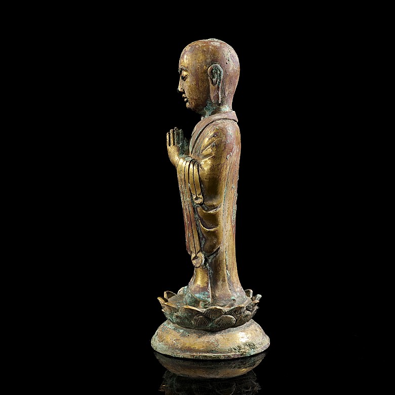 Gilded bronze ‘Buddha’ figure, Liao style