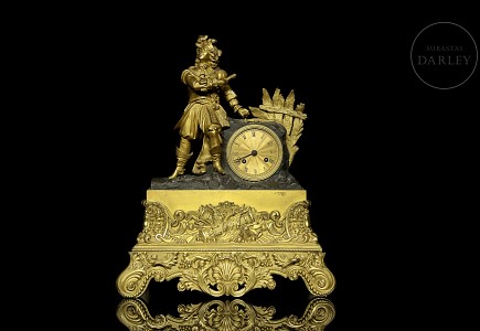 Reloj de sobremesa Napoleón III, Francia s.XIX