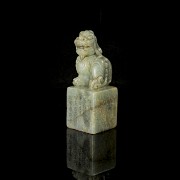 Shoushan ‘Mythical Beast’ stone seal, Qing dynasty