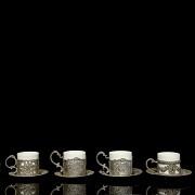 Set of silver and porcelain objects “Thomas Bavaria”, 20th century - 1