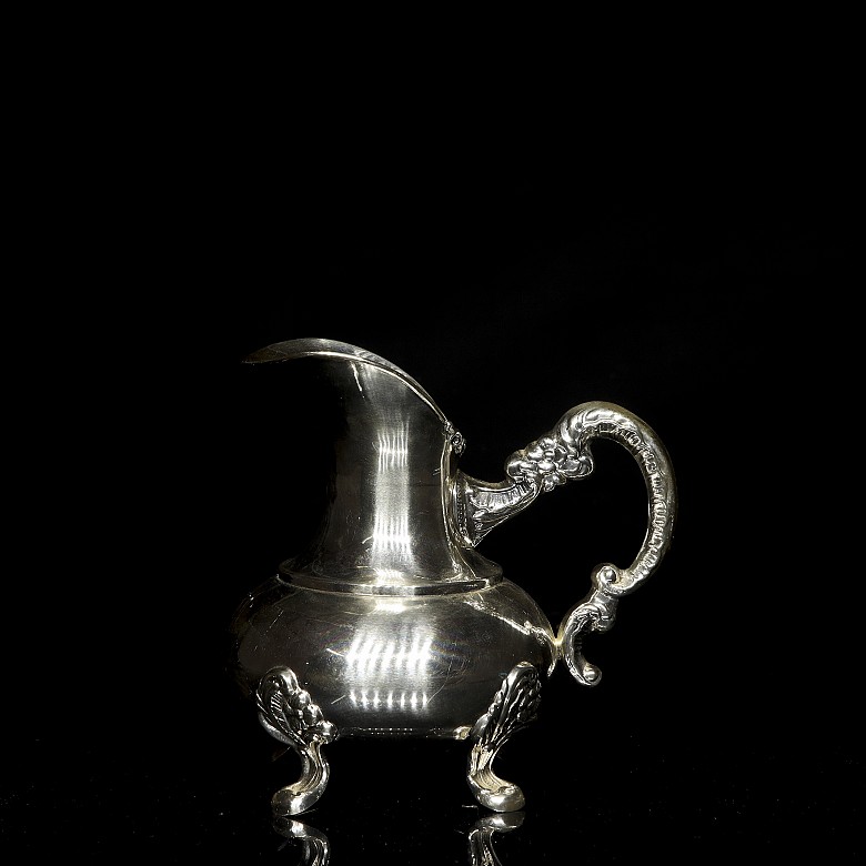 Spanish silver jug, 20th century