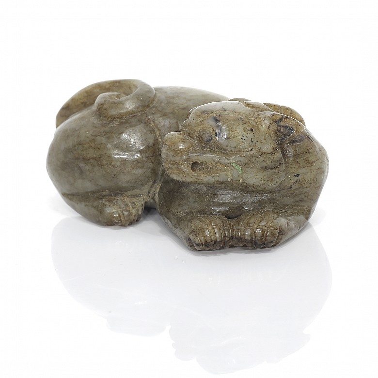 Chinese jade dog, Qing dynasty - 2