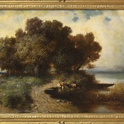 19th century German School “Romantic Landscape”