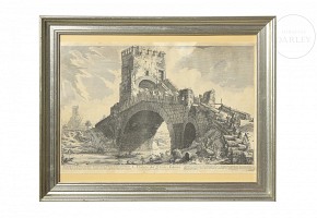 Giovanni Battista Piranesi (1720-1778) ‘View of the Ponte Salario’