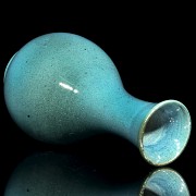 Chinese blue-green glazed vase, 20th century