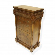 Chiffonier with handmade marquetry