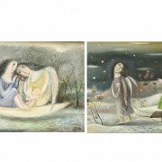 Adyceba P. (20th century) ‘Angels in Winter’