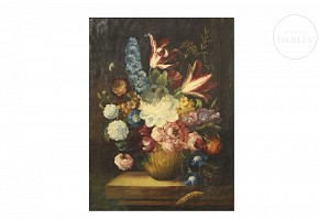 Italian School ‘Still life with flowers’, 20th century