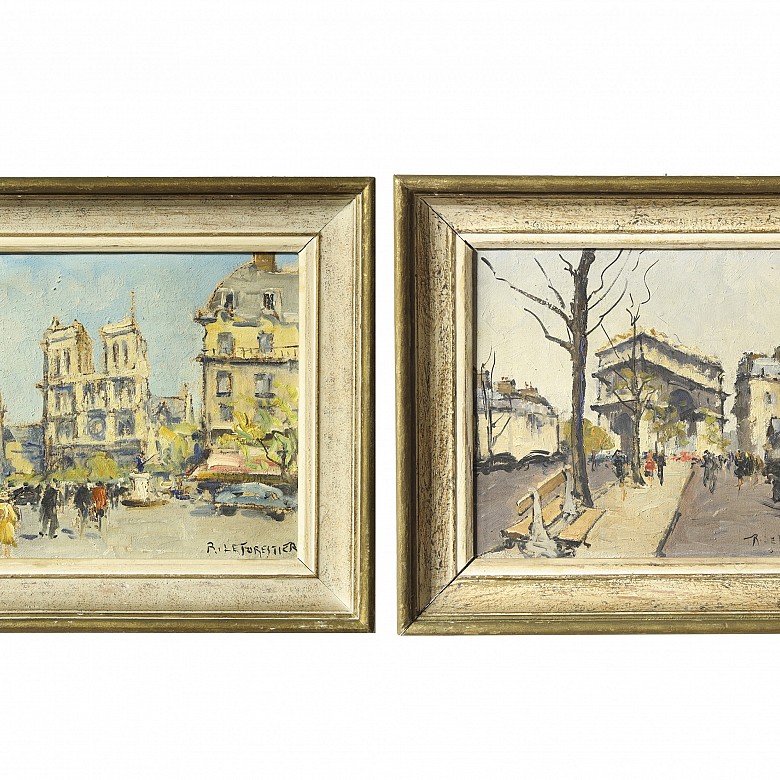 René Le Forestier (1903-1972) ‘Parisian landscapes’