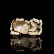 Carved jade figurine ‘Beast’, Han style