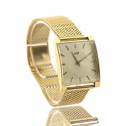 Vintage ‘Lip’ watch in 18kt yellow gold