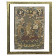 Thangka tibetano 