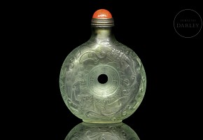 Glass snuff bottle “Dragons”