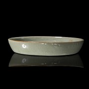 Small celadon-glazed earthenware dish, Song dynasty