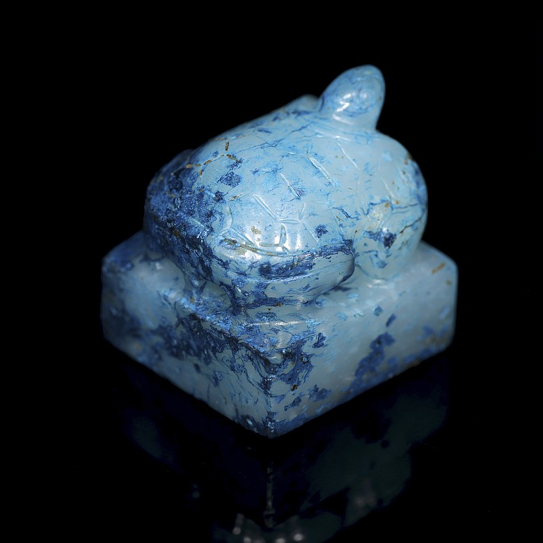 Jade seal with turtle, Western Han Dynasty