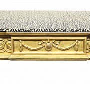 Wooden coffee table, Louis XVI style, early 20th century