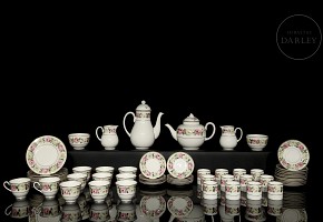 Tea and coffee set, Royal Worcester, 20th century