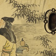 Pair of Chinese paintings ‘Scenes in the Countryside’, 20th century