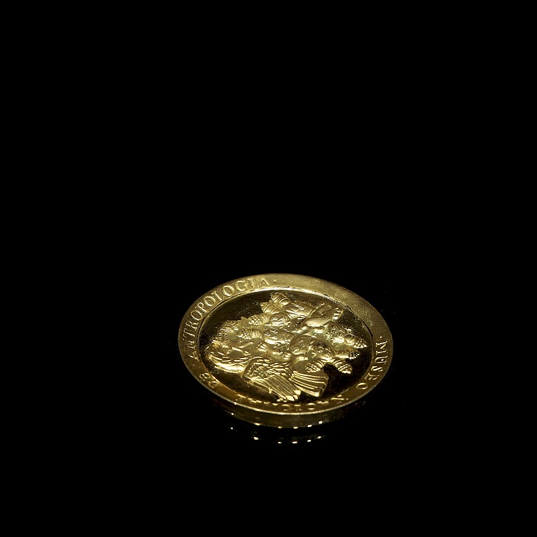 Medalla moneda de oro 