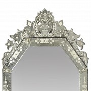 Venetian octagonal mirror, 19th-20th century - 1