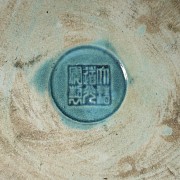 Blue glass-ceramic ‘Gourds’ box, Qing dynasty, with Daoguang seal