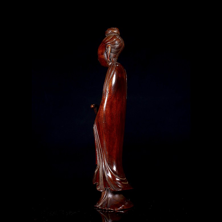 Figura de madera de Chenxiangmu 