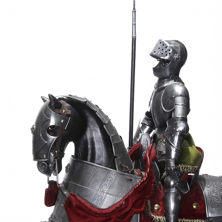 Pair of knights in armor. 20th century