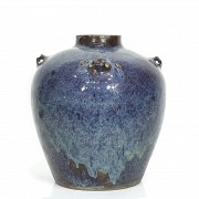 Large glazed pottery vessel, 20th Century