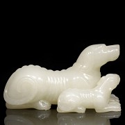 White jade figure 