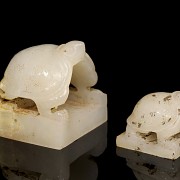 Pair of ‘Turtle’ seals, Eastern Han dynasty