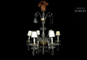 La Granja crystal chandelier ceiling lamp