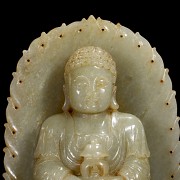 Buda de jade de Hetian, dinastía Qing