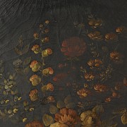 Spanish School 18th-19th century ‘Still life with flowers’