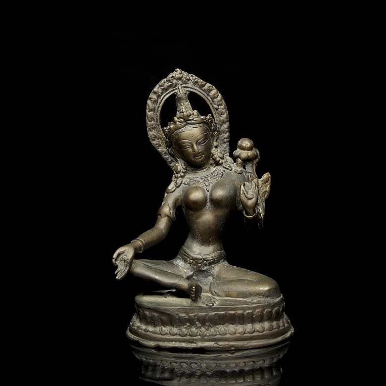 Metal figure ‘Syama Tara’, 20th century