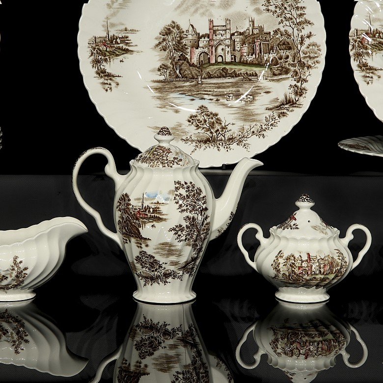 Vajilla de porcelana inglesa 