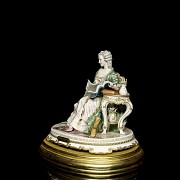 Italian porcelain ‘Madame Pompador’, 20th century - 7