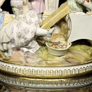 Meissen ceramics ‘Children at play’, 19th-20th century