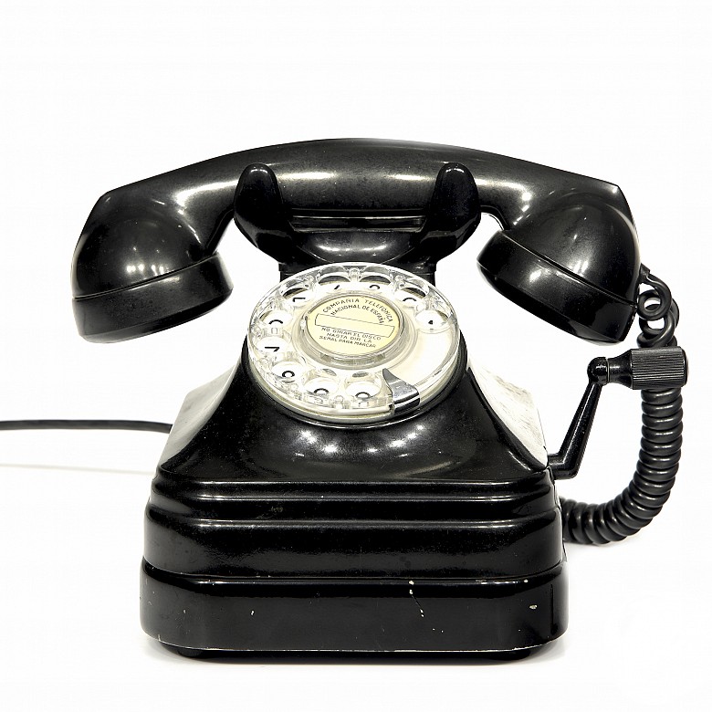 Vintage bakelite telephone, 20th century