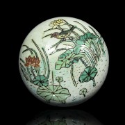 Enamelled porcelain boxes, China, 20th century