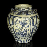 Porcelain vase in blue and white “Landscapes”, Qing dynasty