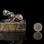 Bronze seal ‘Mythical Beast’, Qing dynasty