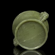 Green jade bowl, 20th Century - 20th Century