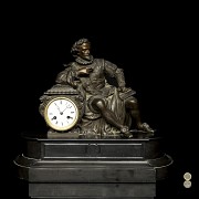 Table clock ‘Reclining Gentleman’, 19th-20th century