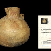 Large rounded ceramic jar, Neolithic (3rd - 2nd millennium B.C.)