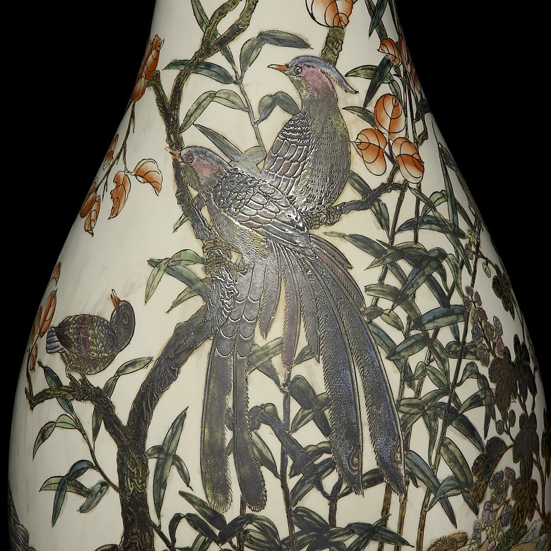 Porcelain vase ‘Birds in the Garden’, 20th century - 5