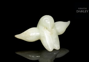 Carved jade bird figurine, Western Zhou dynasty