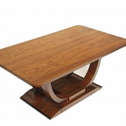 Mesa de centro estilo Art Déco de madera Palo Santo - 8