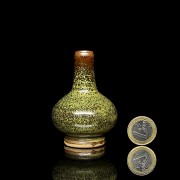 Small glazed ceramic vase, Song style - 8