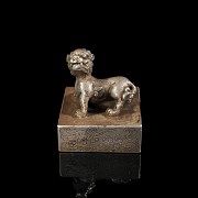 Pewter Seal ‘Lion’, Qing dynasty